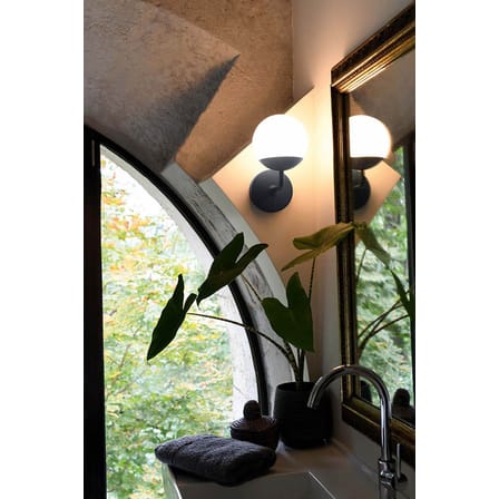 Applique d'extérieur Mooon! LED / Sphère verre - Ø 15 cm - Bluetooth - Fermob