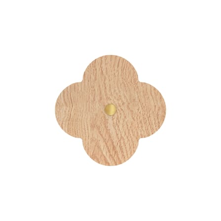 Patère Andrée bois naturel Small / Ø 7 cm - Hartô