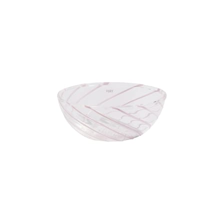 Schale Spin glas rosa transparent / 2er-Set - Glas - Hay