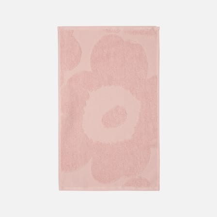 Serviette de toilette Unikko tissu rose / 32 x 50 cm - Marimekko