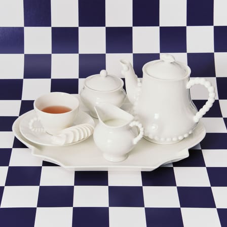 Sucrier Perle Fine céramique blanc - Serax