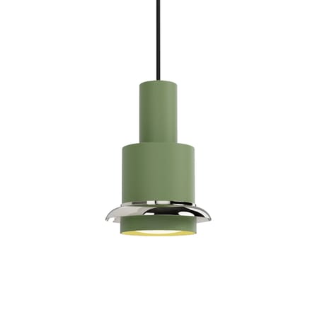 Suspension Chaumont métal vert / Ø 19 cm - Réédition 1964 - DCW éditions