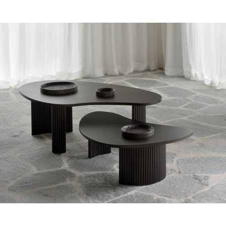 Table basse Boomerang bois naturel / 90 x 61 x H 29 cm - Acajou - Ethnicraft