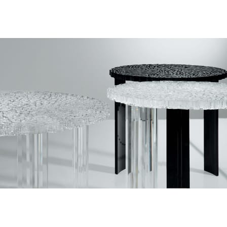 Table basse T-Table Alto plastique transparent / Ø 50 x H 44 cm - Kartell