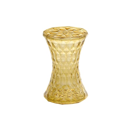 Tabouret Stone plastique jaune - Kartell