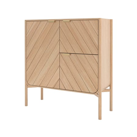 Vaisselier Marius bois naturel / L 120 x H 130 cm - Hartô