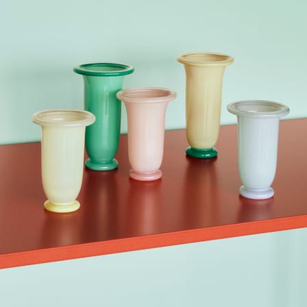 Vase Empire Large verre vert / Ø 16 x H 25 cm - Hay