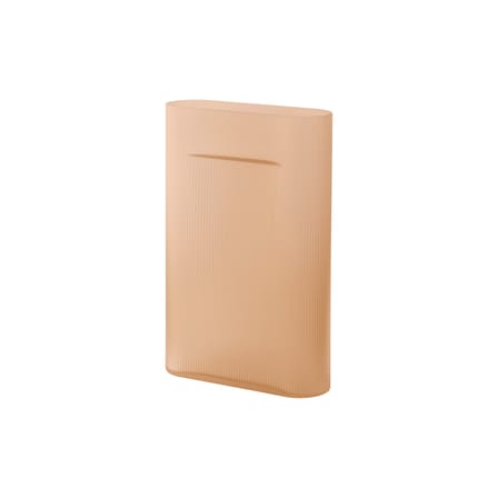 Vase Ridge verre orange / L 31 x H 48,5 cm - Muuto