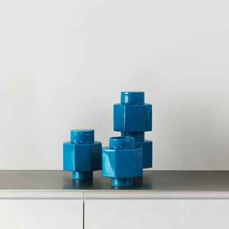 Accessoire  céramique bleu / Couvercle pour vases Deko Object - Normann Copenhagen