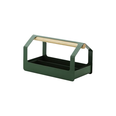 Bac de rangement Haus Toolbox métal vert / 36 x 18 cm - Normann Copenhagen