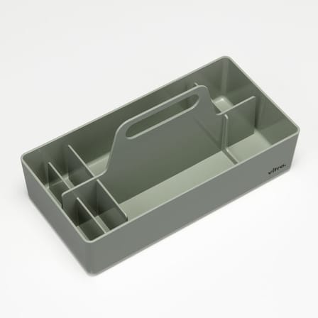 Bac de rangement Toolbox RE plastique gris / Recyclé - 32 x 16 cm / Arik Levy, 2010 - Vitra
