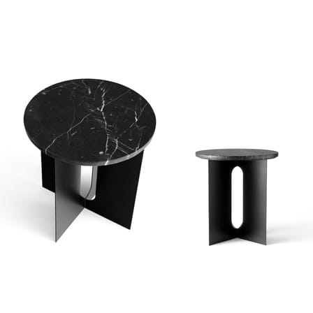 Beistelltisch Androgyne metall schwarz / Stahl - Audo Copenhagen