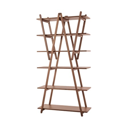 Nuvola Rossa Bookcase natural wood / Vico Magistretti, 1977 - W 100 x H 192 cm - CASSINA