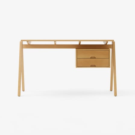 Bureau Daystak RD3 bois naturel / Robin Day, 1951 - &tradition