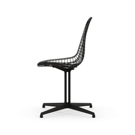 Wire Chair DKL Chair metal black / (1951) - Base La Fonda - Vitra