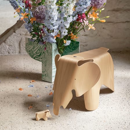 Eames Elephant (1945) Decoration natural wood / L 78.5 cm - Plywood - Vitra