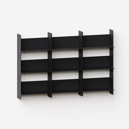 Étagère Pli métal noir / L 30 x P 15 cm - TIPTOE