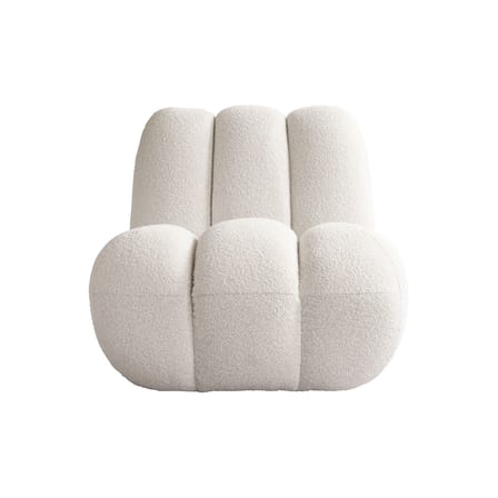 Fauteuil rembourré Toe blanc / Tissu bouclé - 101 COPENHAGEN