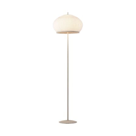 Knit LED Floor lamp textile beige / Ø 45 x H 178 cm - Knitted - Vibia