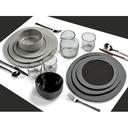 Glas Inner Circle glas grau / 25 cl - Glas - valerie objects