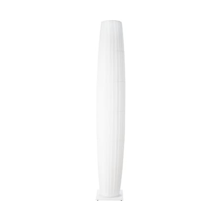 Lampadaire Colonne tissu blanc / LED - H 190 cm - Dix Heures Dix