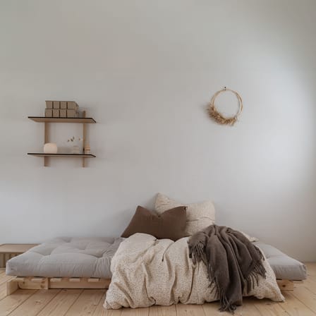 Fauteuil convertible Roots / Dormeuse & lit d'appoint - 3 positions / Structure pin clair - KARUP DESIGN