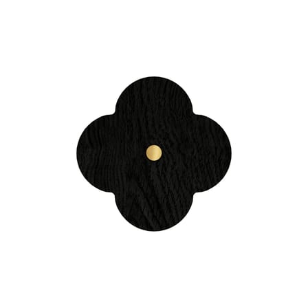 Patère Andrée bois noir Small / Ø 7 cm - Hartô