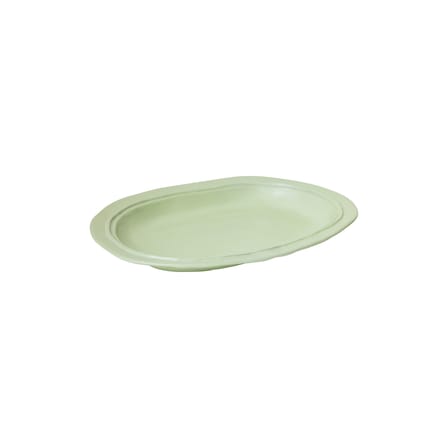 Piatto da portata New classics ceramica verde / 39 x 29 cm - HK LIVING