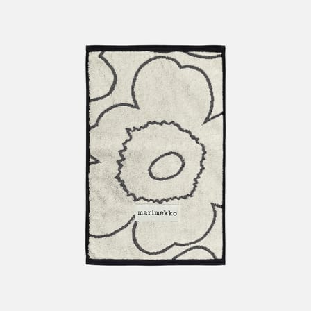 Serviette de toilette Piirto Unikko beige / 30 x 50 cm - Marimekko