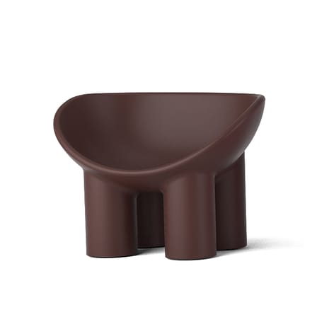Sessel Roly Poly plastikmaterial braun / Polyethylen - Driade