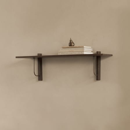 Corbel Shelf wood brown / L 100 cm - Audo Copenhagen