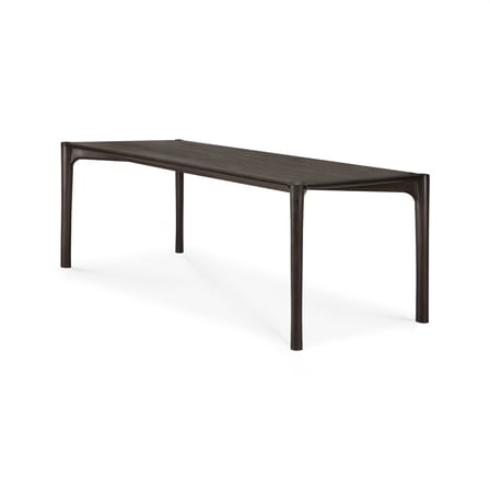 Table rectangulaire PI bois marron / 220 x 95 cm - 8 personnes - Ethnicraft