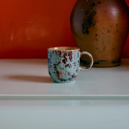 Tasse à café 70s ceramics céramique multicolore / Set de 4 - 25 cl - HK LIVING