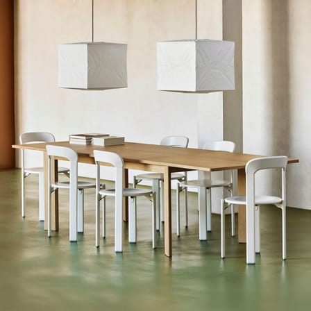 Abat-jour Paper Shade Cube papier blanc / 45 x 45 x H 40 cm - Hay