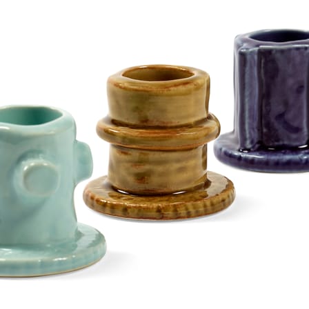 Set de 3 bougeoirs Molly 01 / H 4,5 cm - Serax