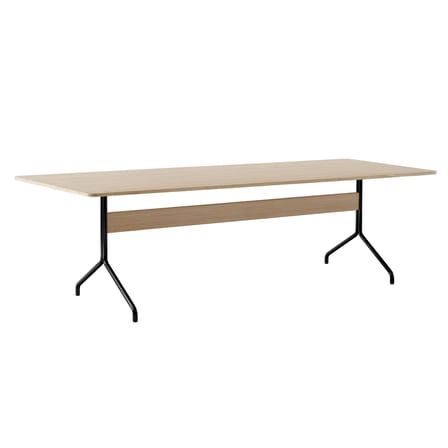 Bureau Pavilion AV24 bois naturel / 250 x 110 cm - &tradition