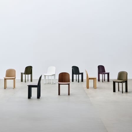 Chaise rembourrée Chisel 65 / Rembourrage tissu - Hay
