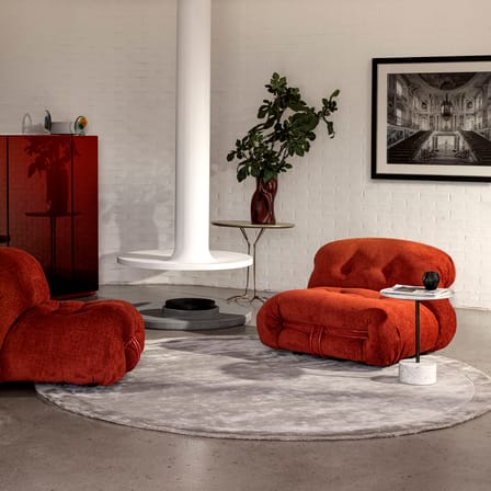 9 Coffee table stone white / Ø 40 x H 49 cm - Piero Lissoni, 2014 - CASSINA