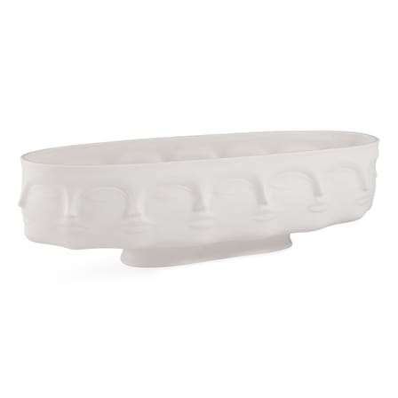Coupe Dora Maar céramique blanc / 47 x 16 cm - Jonathan Adler