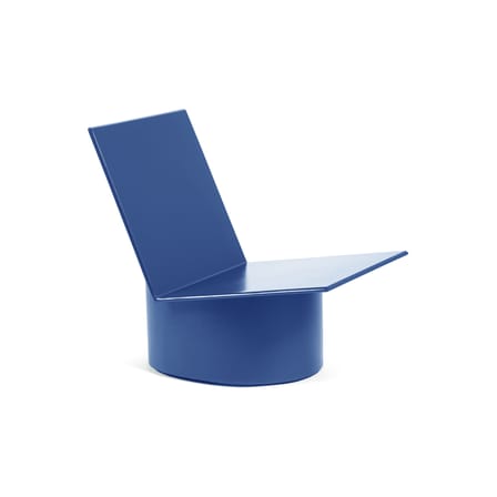 Fauteuil bas Valérie métal bleu - Serax