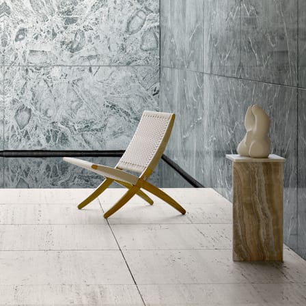 Fauteuil lounge MG501 OUTDOOR - Cuba Chair / Morten Gøttler, 1997 - Pliable / Corde - CARL HANSEN & SON