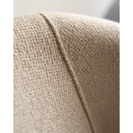 Fauteuil rembourré Barrow tissu blanc beige - Ethnicraft