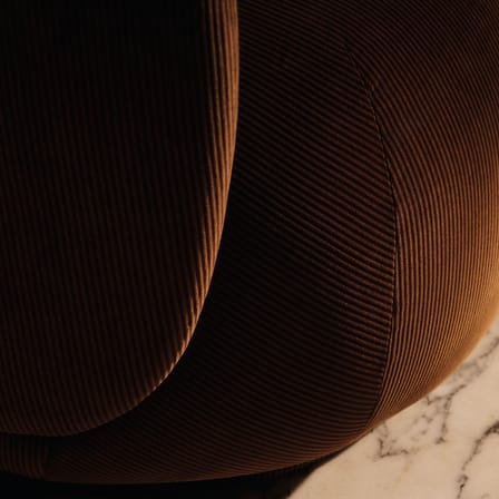 Fauteuil rembourré Rico / Velours - Ferm Living