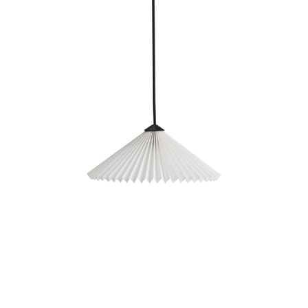 Pendelleuchte Matin textil weiß / Ø 30 cm - Hay