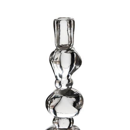 Portacandela  vetro trasparente Grande di Nienke Sikkem / H 32,5 cm - HK LIVING