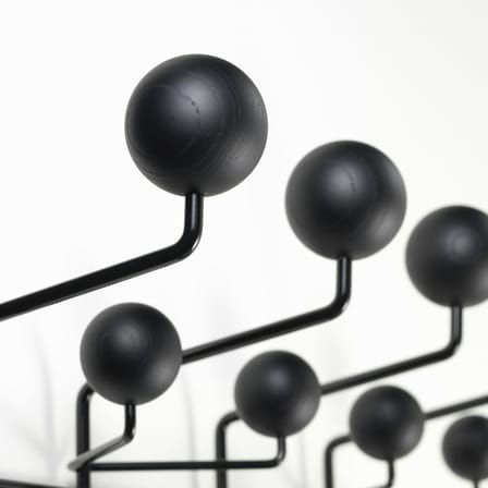 Portemanteau mural Hang it all noir / Eames (1953) - Vitra