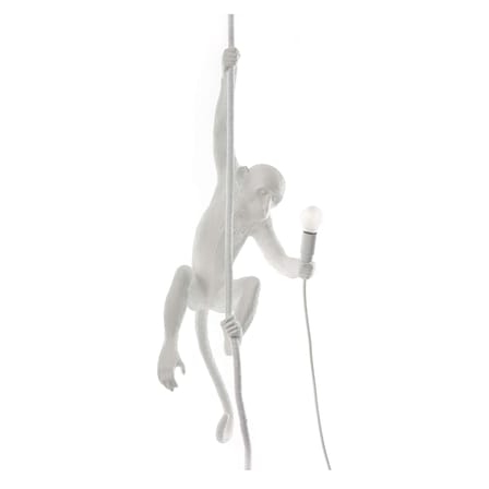 Suspension Monkey Hanging plastique blanc / Indoor - H 80 cm - Seletti