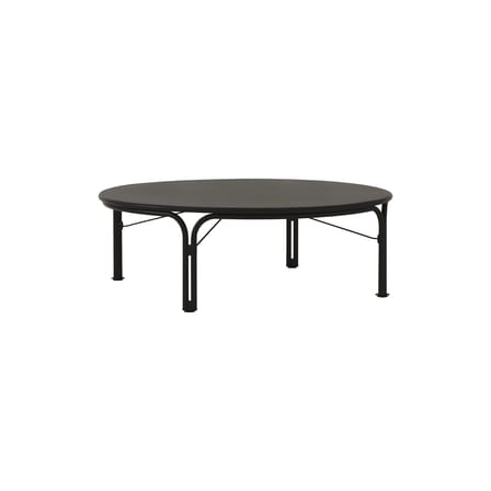 Table basse Thorvald SC109 métal noir / Ø 115 cm - &tradition