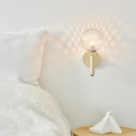 Applique salle de bains Miira verre transparent - NUURA