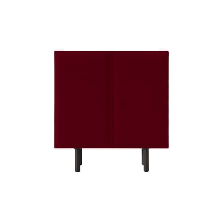 Buffet Tacito rouge / L 100 x H 107 cm - Portes en feutre - Magis